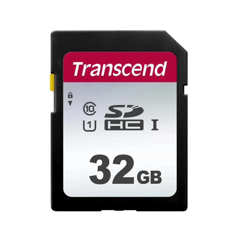 TRANSCEND 300S 32GB UHS-1 CLASS 10 U1 SDHC CARD -2D NAND