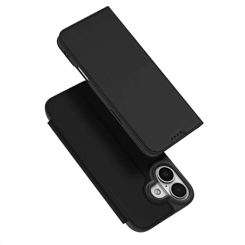 DUX DUCIS Skin Pro Series Magnetic Horizontal Flip Leather TPU + PU Case for iPhone 17 Black