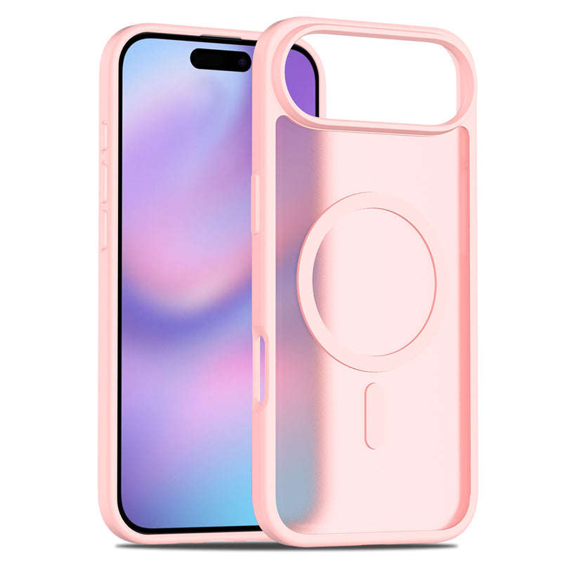 Magsafe Anti-drop Matte Translucent Case for iPhone 17 Air Pink