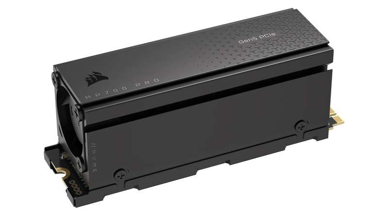 Corsair MP700 PRO 2TB M.2 NVMe PCIe Gen. 5 x4 SSD with Cooler; Read Up To 12 400MB/s; Write up to...