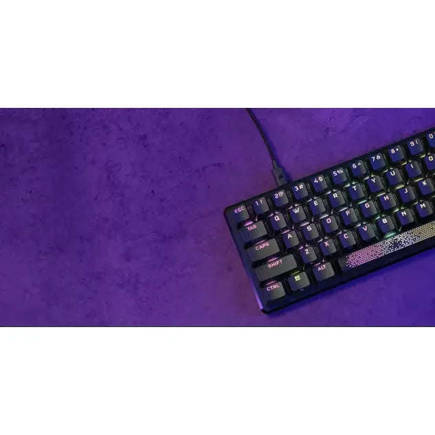 Corsair K65 PRO MINI RGB 65% Optical-Mechanical Gaming Keyboard - Corsair OPX switches - Black