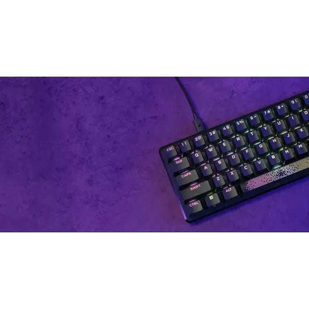 Corsair K65 PRO MINI RGB 65% Optical-Mechanical Gaming Keyboard - Corsair OPX switches - Black