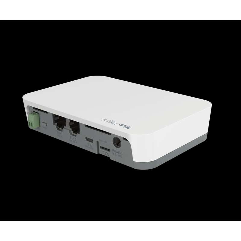 MikroTik IoT LoRaWAN Gateway - 2.4 GHz wireless, Bluetooth, LoRa®, 2x 100 Mbps Ethernet ports