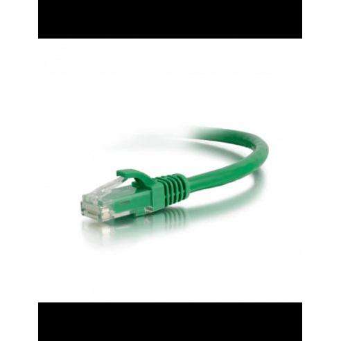 Acconet CAT6 UTP Flylead, 5 Meter, Straight, Stranded Cable, Moulded Boots and Plugs, Green