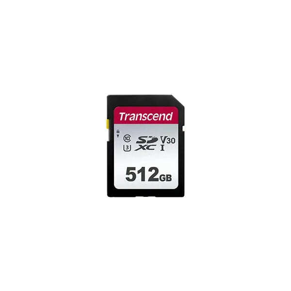 TRANSCEND 300S 512GB UHS-1 CLASS 10 U1 U3 V30 SDXC CARD 3D NAND
