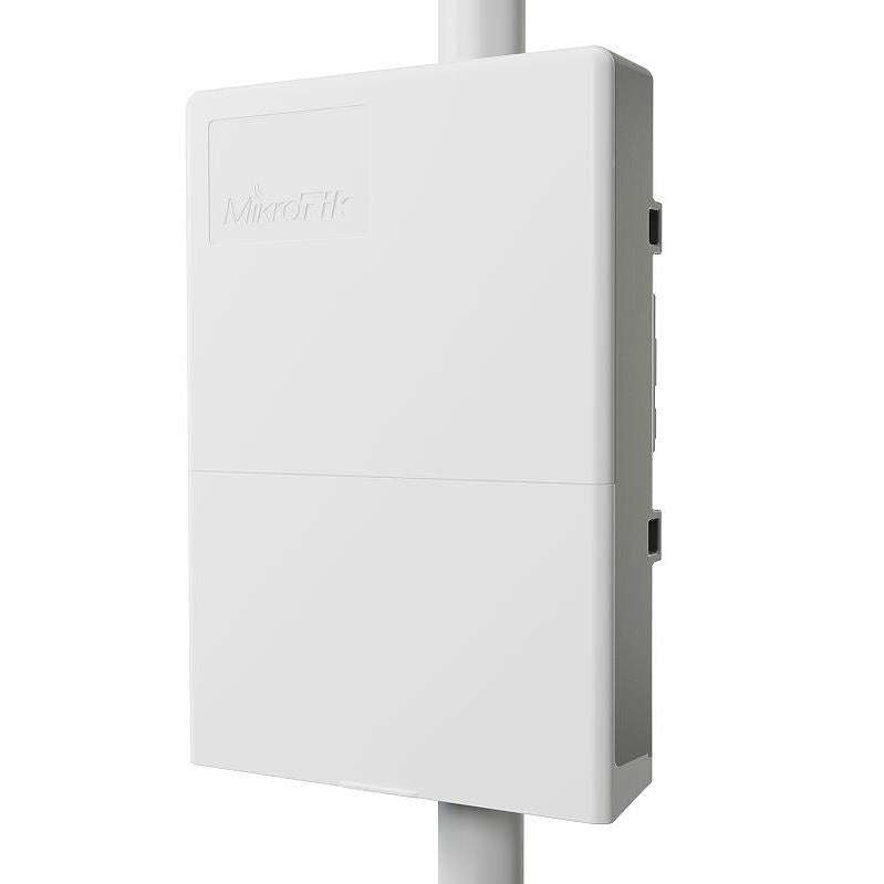 MikroTik netFiber 9 outdoor switch with 5 SFP, 4 SFP+, 1 Ethernet ports