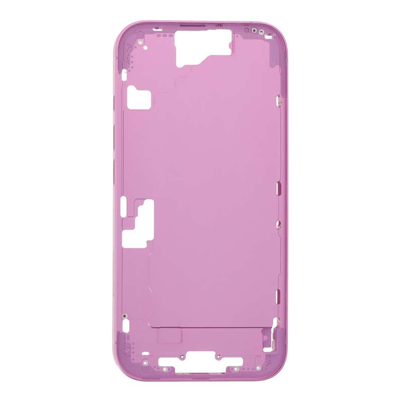 Middle Frame with Side Key+Side Rails+Card Tray+Speaker Anti-Dust Mesh for iPhone 16 European Ver...
