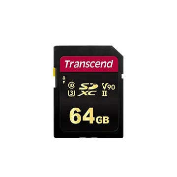 TRANSCEND 700S 64GB UHS-II U3 V90 CLASS 10 SDXC CARD - MLC