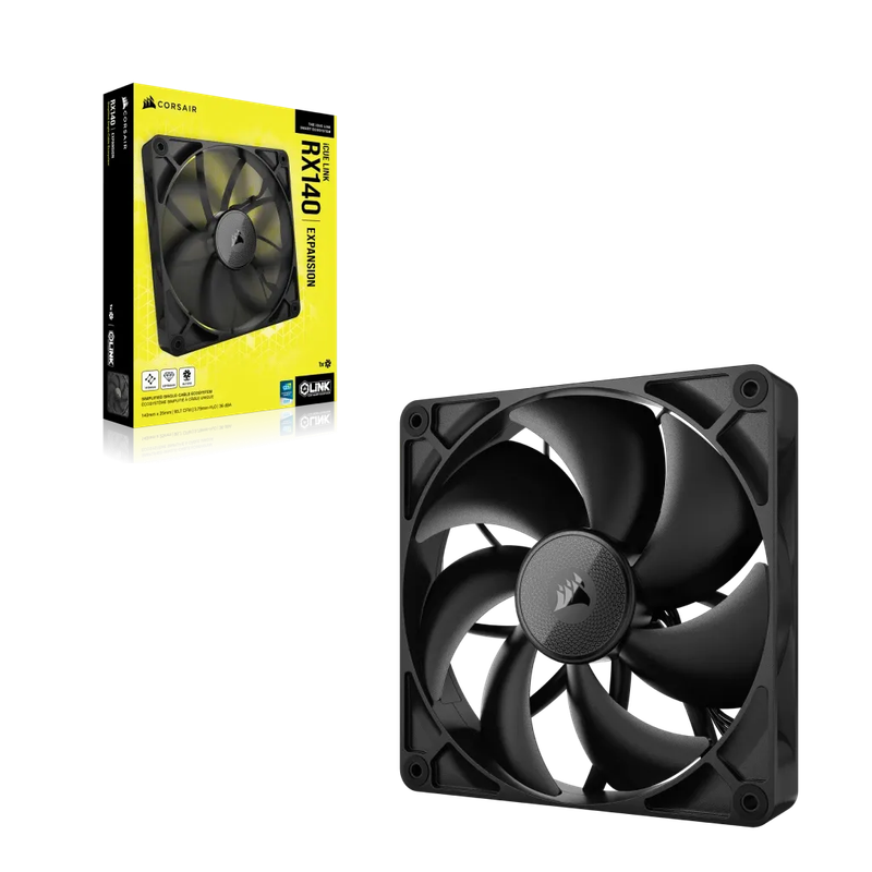 CORSAIR RX Series; iCUE LINK RX140; 140mm Fan; Single Pack