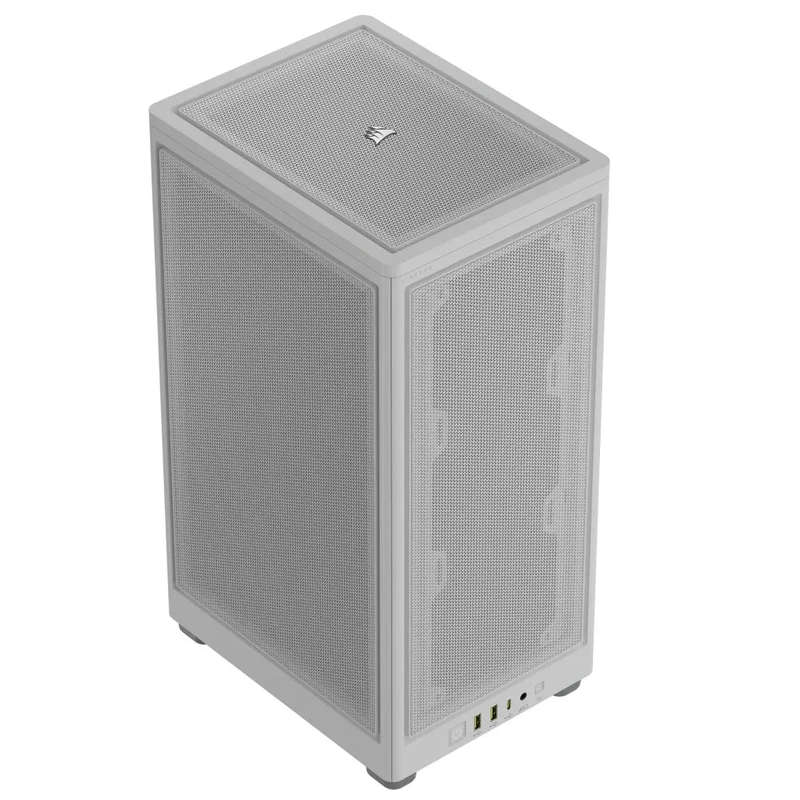 2000D AIRFLOW White Mini-ITX PC Case; 3x 2.5'' Drive Bays; Up to 360mm Radiator compatible