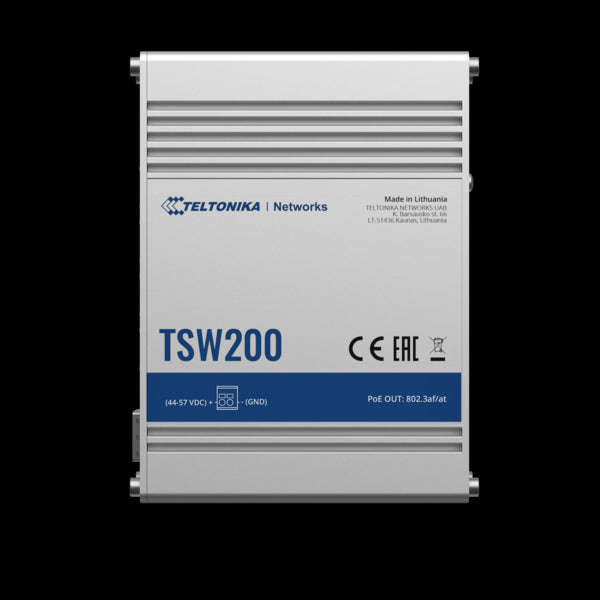 Teltonika Industrial 8 Port Gigabit Switch - Unmanaged