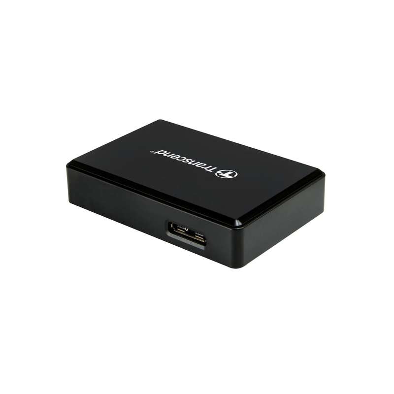 TRANSCEND USB3.1 UHS-II MULTICARD READER - BLACK