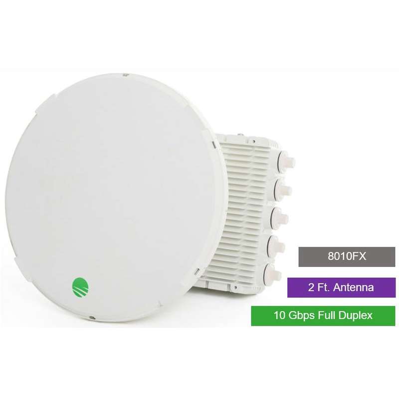 Siklu E-Band (80GHz) PTP link FDD 10Gbps, 2ft EXT. Antenna
