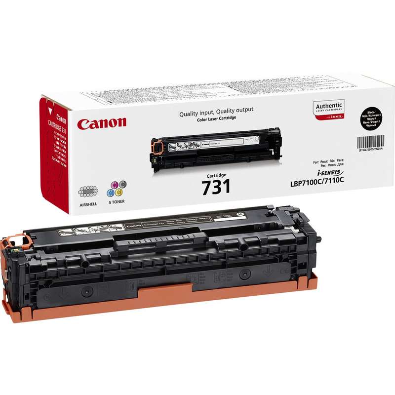 CANON-TONER-CRG 731 BK - 1K-LBP7100CN / LBP7110CW / MF8230CN / MF8280CW / MF623CN / MF628CW - YIE...