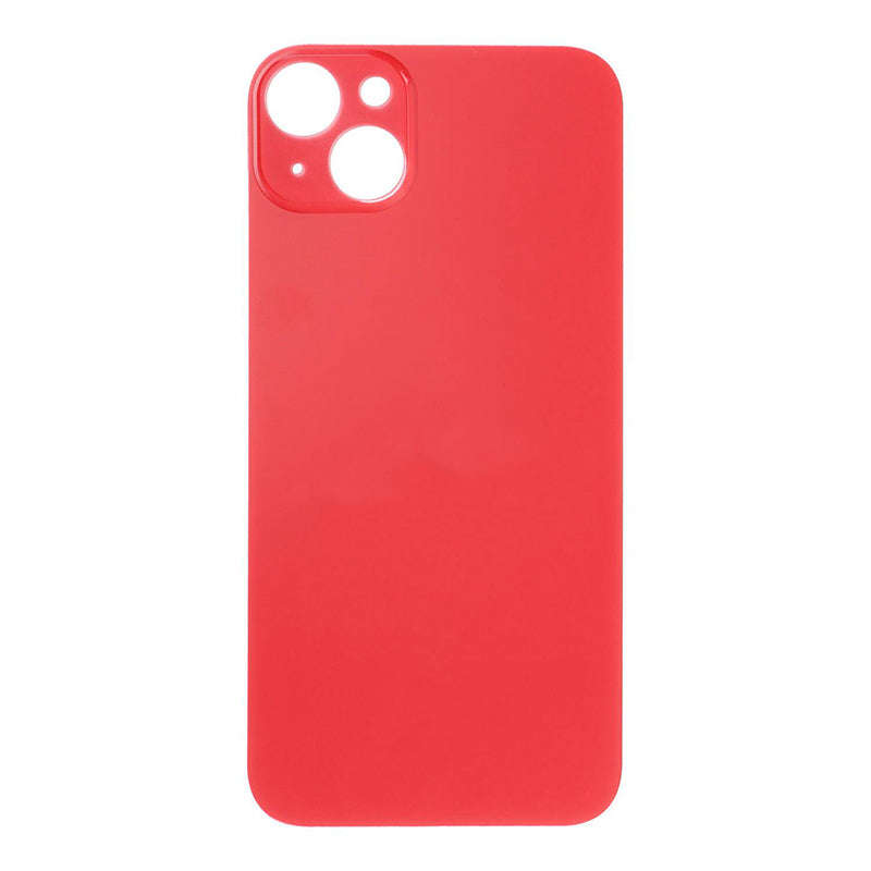 Battery Door with Adhesive for iPhone 14 Plus Small Hole Red HQ