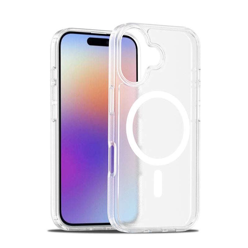 Magsafe Anti-drop Matte Translucent Case for iPhone 17 Transparent