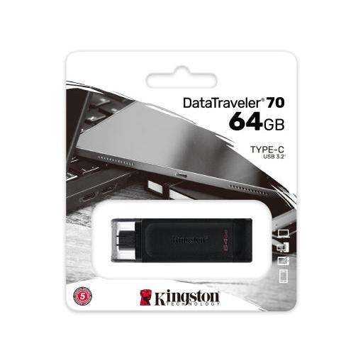 KINGSTON 64GB USB-C 3.2 GEN 1 DATATRAVELER 70