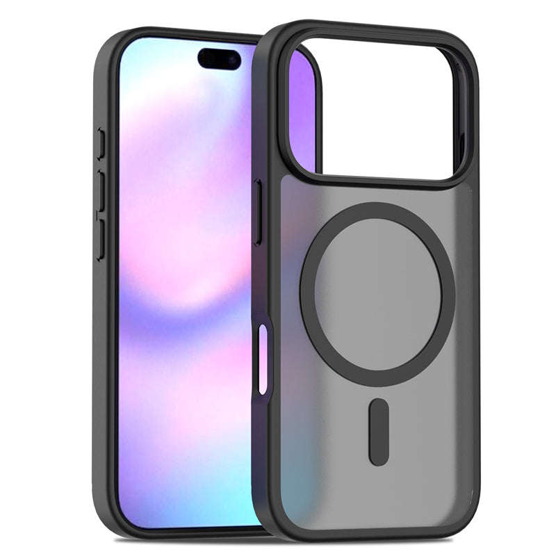 Magsafe Anti-drop Matte Translucent Case for iPhone 17 Pro Max Black