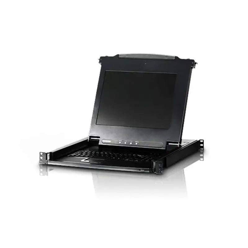 ATEN 17'' SLIDEAWAY CONSOLE PS/2 VGA LCD Console W/(US99KB/USKB/SPKB)/W/(US/EU/OUT) CORD ATEN.