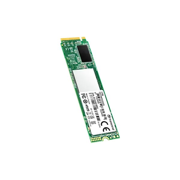 TRANSCEND 256GBMTE220S PCI-E GEN 3x4 NVMe M.2 2280 SSD 3D TLC with DRAM cache - 3300 MB/s Read 12...