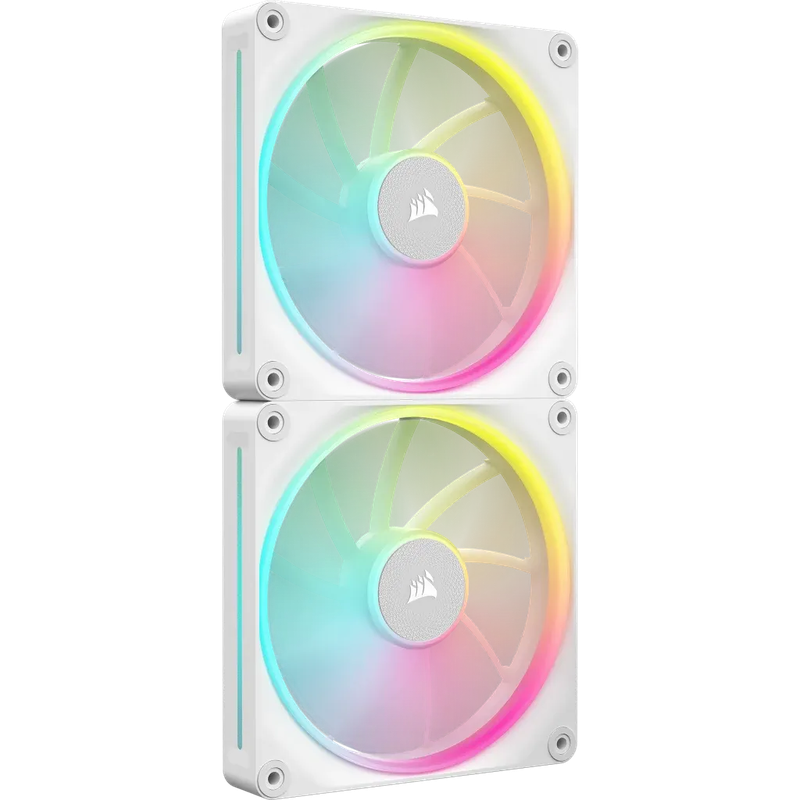 Corsair LX RGB Series; iCUE LINK LX140 RGB White; 140mm Fan; Dual Pack; iCUE LINK System Hub Incl...