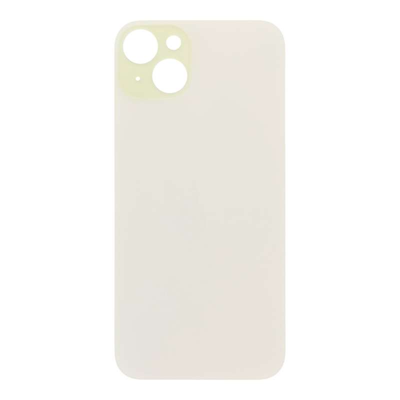 Battery Door with Adhesive for iPhone 15 Plus Small Hole Yellow OEM