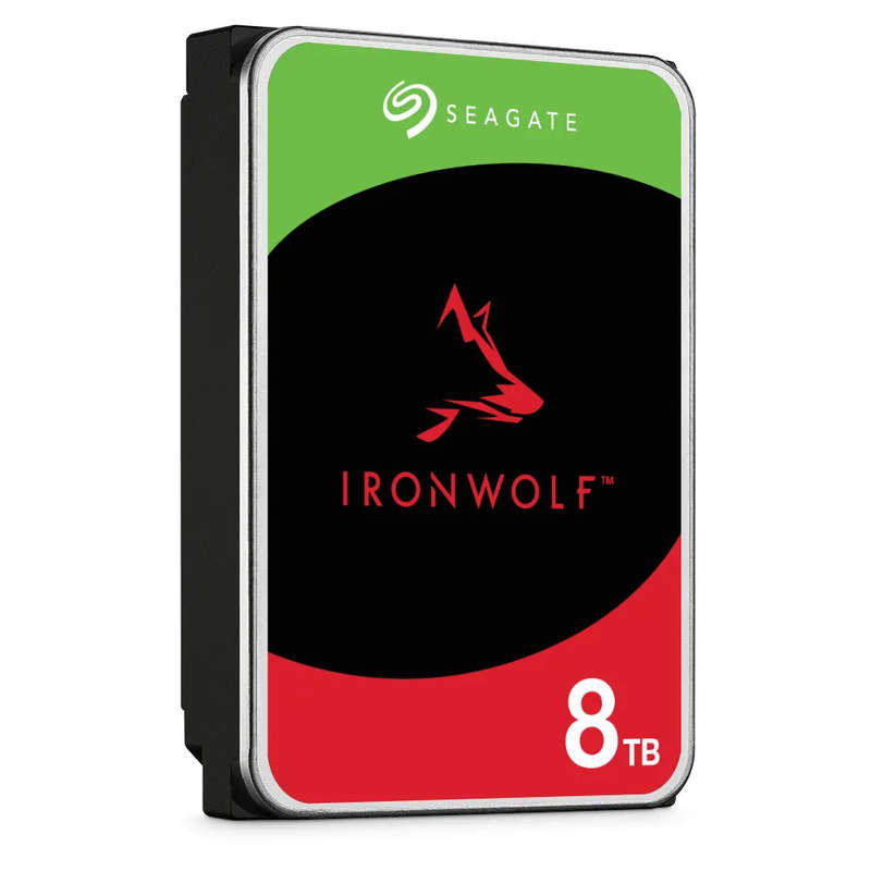 Seagate Ironwolf ST8000VN002 8TB 3.5'' HDD NAS Drives; SATA 6GB/s Interface; 1-8 Bays Supported; ...