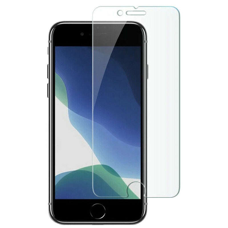 10Pcs Tempered Glass Screen Protector for iPhone SE (2020) Transparent