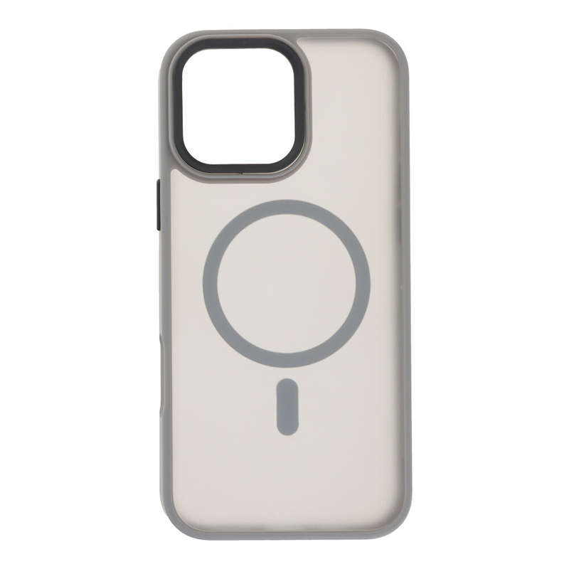 Magnetic Skin Feel Frosted Translucent Case for iPhone 14 Gray