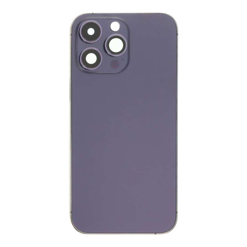 Middle Frame + Battery Door + Back Camera Lens and Bezel + Side Buttons + SIM Card Tray with Magn...