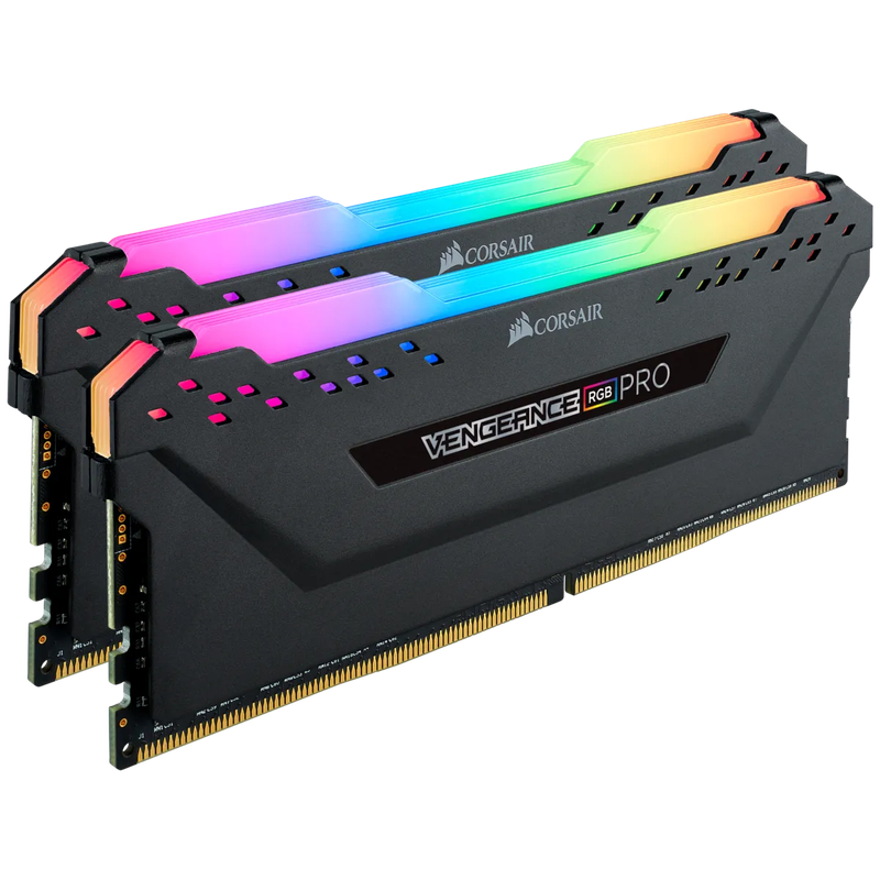 Corsair VENGEANCE® RGB PRO 16GB (2 x 8GB) DDR4 DRAM 3600MHz C18 Memory Kit; 18-22-22-42; 1.35V; ...