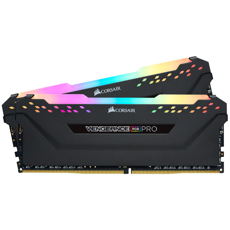 Corsair VENGEANCE® RGB PRO 16GB (2 x 8GB) DDR4 DRAM 3600MHz C18 Memory Kit; 18-22-22-42; 1.35V; ...