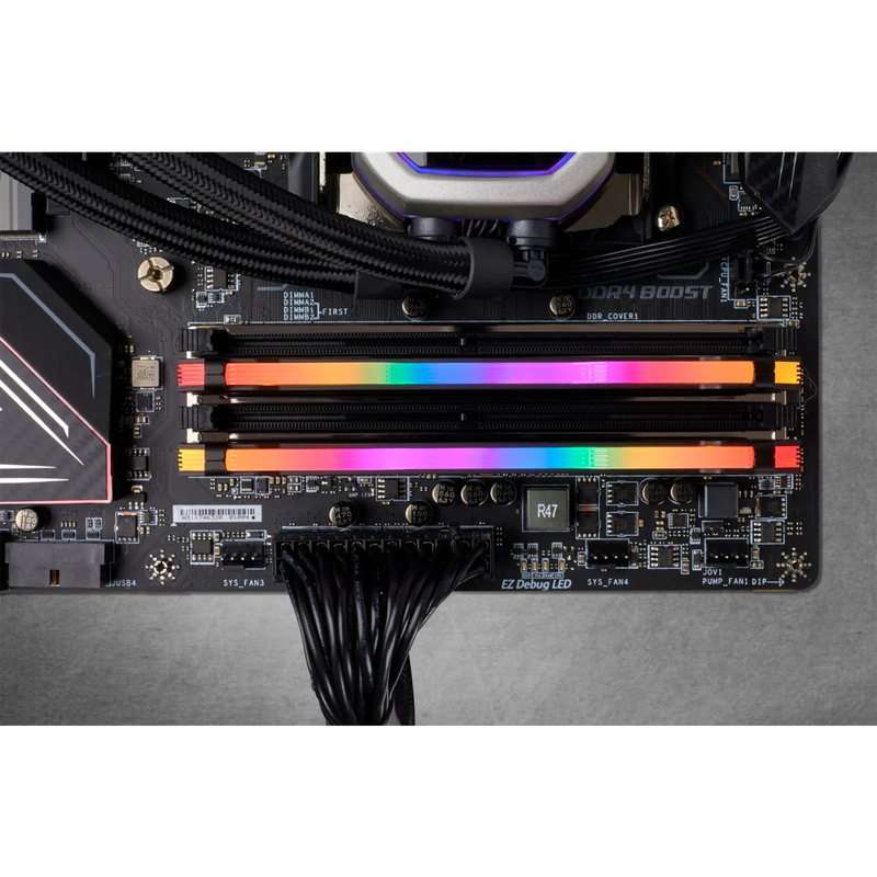 Corsair VENGEANCE® RGB PRO 16GB (2 x 8GB) DDR4 DRAM 3600MHz C18 Memory Kit; 18-22-22-42; 1.35V; ...