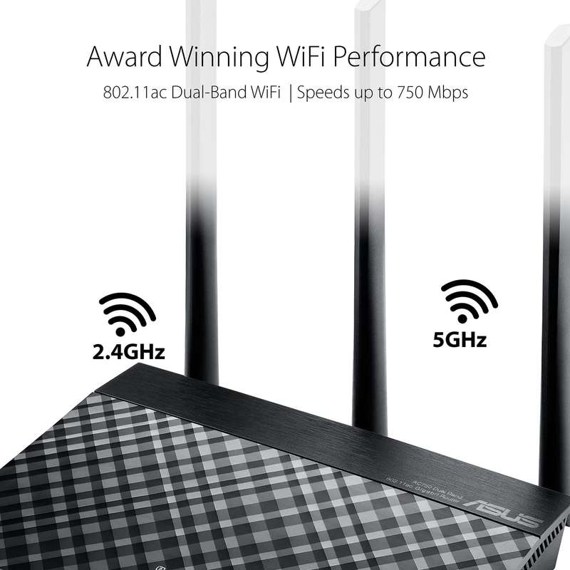 ASUS RT-AC53 Wireless AC750 Dual Band WiFi Router (used)