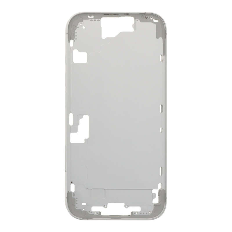 Middle Frame with Side Key+Side Rails+Card Tray+Speaker Anti-Dust Mesh for iPhone 16 European Ver...