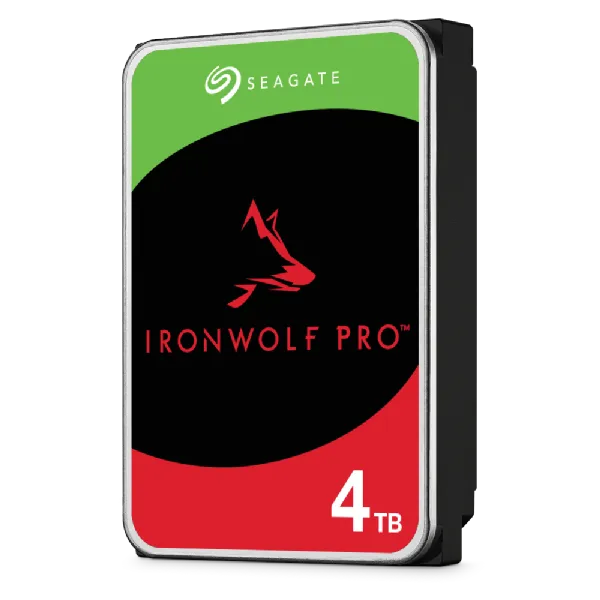 Seagate Ironwolf Pro ST4000NT001 4TB 3.5'' HDD NAS Drives 7200 RPM; SATA 6GB/s Interface; 256MB C...