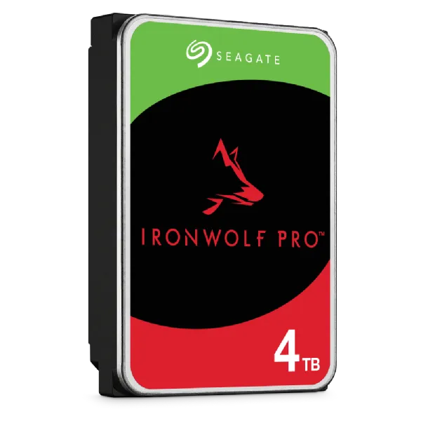 Seagate Ironwolf Pro ST4000NT001 4TB 3.5'' HDD NAS Drives 7200 RPM; SATA 6GB/s Interface; 256MB C...