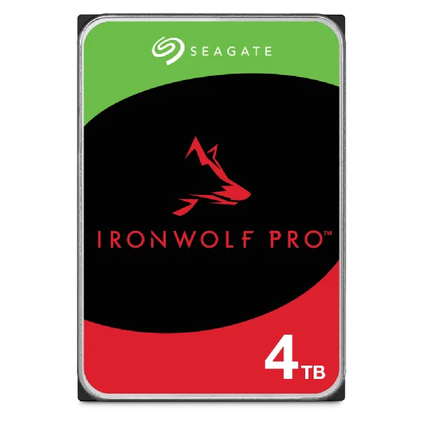 Seagate Ironwolf Pro ST4000NT001 4TB 3.5'' HDD NAS Drives 7200 RPM; SATA 6GB/s Interface; 256MB C...