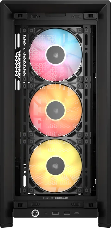 FRAME 4000D RS ARGB Black Mid-Tower PC Case; 2x 3.5'' |  2x 2.5'' Drive Bays; Up to 360mm Radiato...