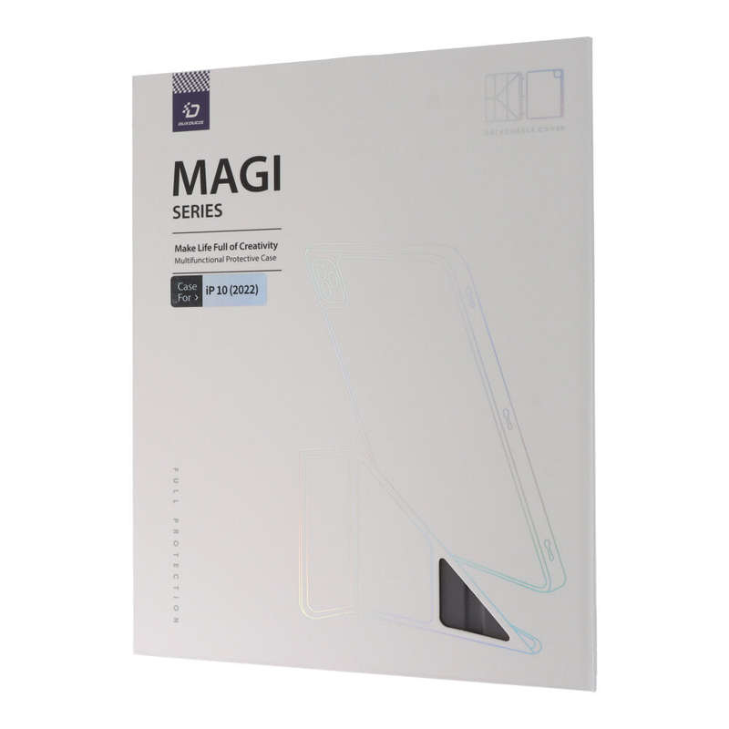 DUX DUCIS Magi Series Detachable Case with Pencil Holder for iPad 2022/10th Transparent Grey