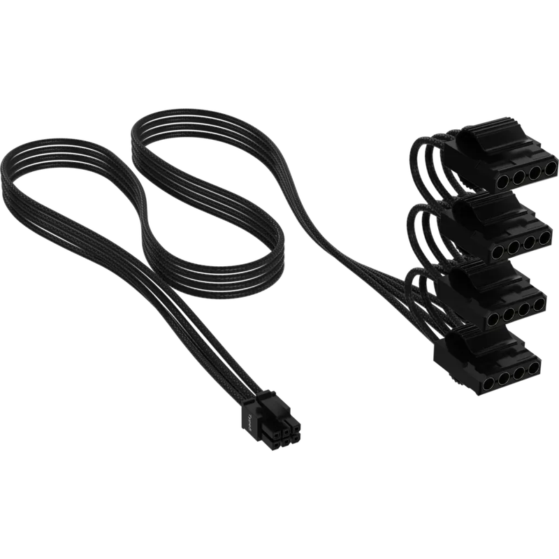 Corsair Premium Individually Sleeved DC Cable Pro Kit; Type 5 (Shift and SL PSU); BLACK