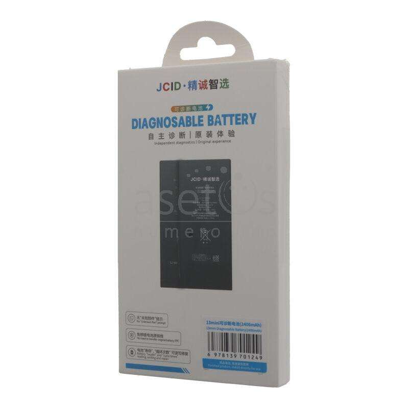 JC 2520mAh Battery + Battery Adhesive for iPhone 13 Mini 5.4" High Capacity Version + Diagnosable...