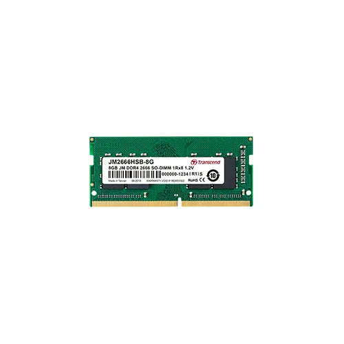 TRANSCEND 16GB JET MEMORY DDR4 2666MHZ NOTEBOOK DUAL RANK SO-DIMM 2RX8 1GX8 CL19