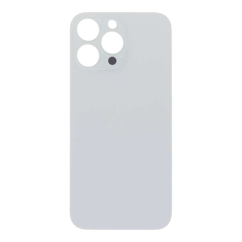 Battery Door with Adhesive for iPhone 16 Pro Max Small Hole White Titanium without Logo OEM