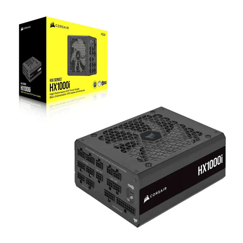 Corsair HX1000i  1000 Watt 80 PLUS® Platinum; 10yr Warranty;ATX(1);EPS (3);PCI-E (4);4-Pin Pe...