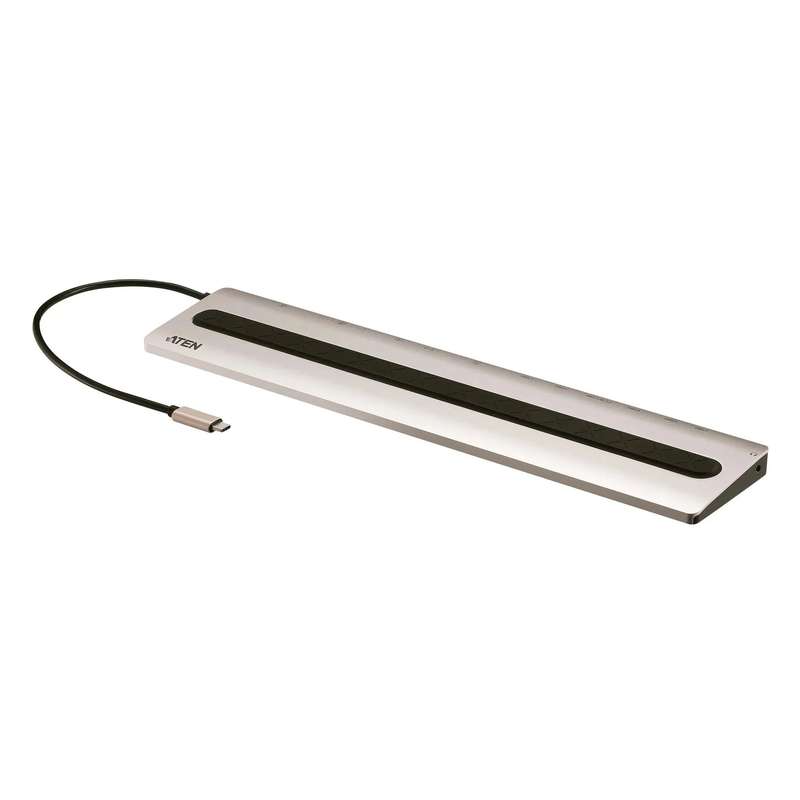 ATEN Dock; 15'' USB-C Multiport Dock;  - 2 x USB 2.0; 3 x USB3.2 Type A; 1 x USB3.2 Type C; 2 x H...