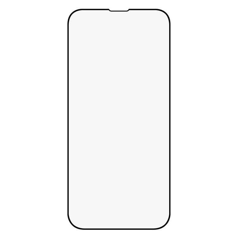 Silk Screen Full Screen Tempered Glass Screen Protector for iPhone 14 Black