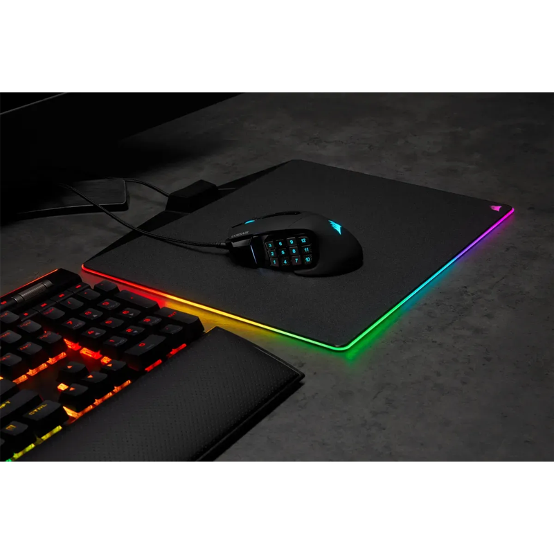 Corsair SCIMITAR ELITE RGB Optical MOBA/MMO Gaming Mouse; 18;000 DP; Black