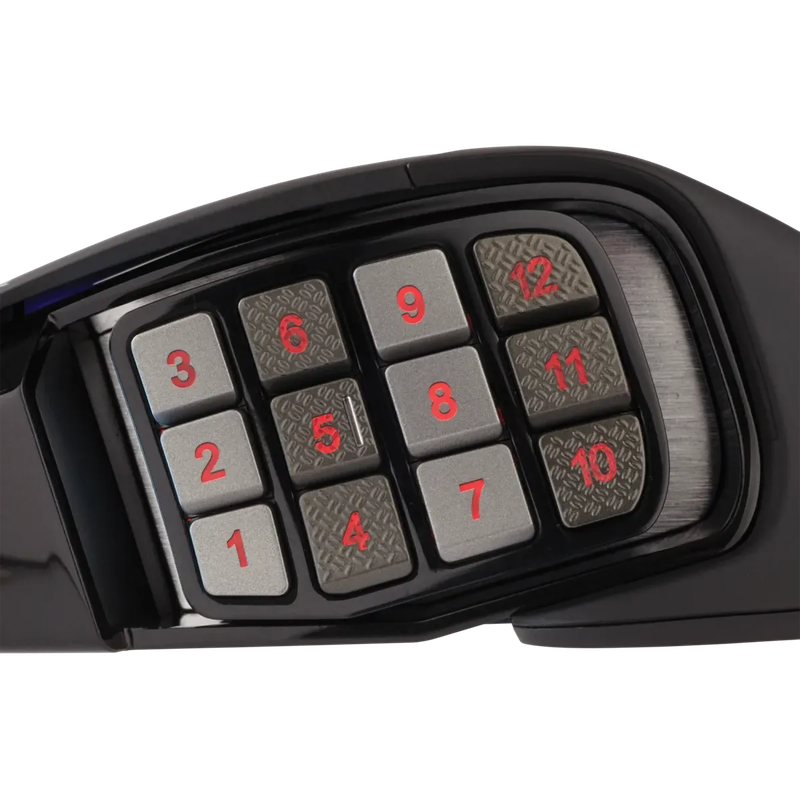 Corsair SCIMITAR ELITE RGB Optical MOBA/MMO Gaming Mouse; 18;000 DP; Black