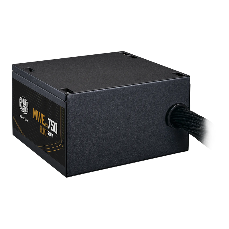 Cooler Master MWE 750 Bronze V2 offers 80 PLUS Bronze certification; guaranteeing an average effi...